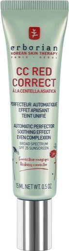 Erborian CC Red Correct A La Centella Asiastica 15ml | Acné - Imperfections