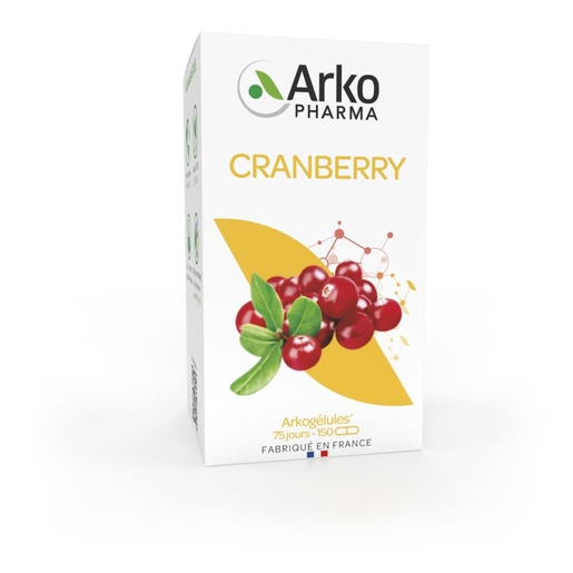 Arkocaps Cranberryne 150 Plantaardige Capsules | Urinair comfort