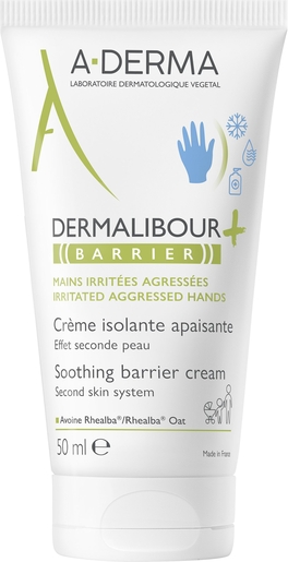 A-Derma Dermalibour+ (Barrier) Crème Main Isolante 50ml | Soin protecteur