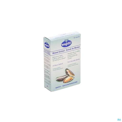 Wapiti Extrait Moules Caps 30x500mg | Confort osseux - Ostéoporose