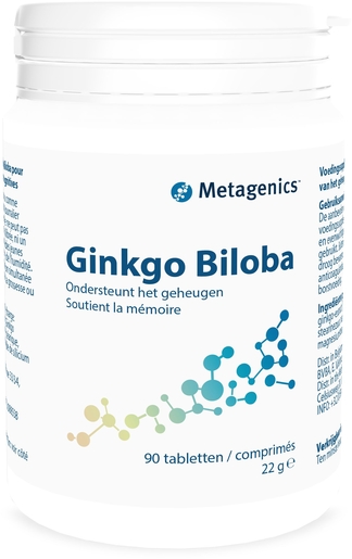 Ginkgo Biloba 90 Tabletten | Geheugen - Concentratie