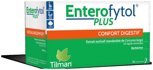 Enterofytol Plus Confort Difestif Curcuma 56 Comprimés | Digestion - Transit