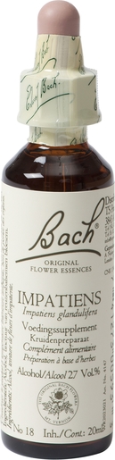 Bach Flower Remedie 18 Impatiens 20ml | Eenzaamheid