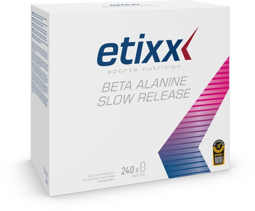 Etixx Beta Alanine Slow Release 240 Tabletten | Doorzettingsvermogen