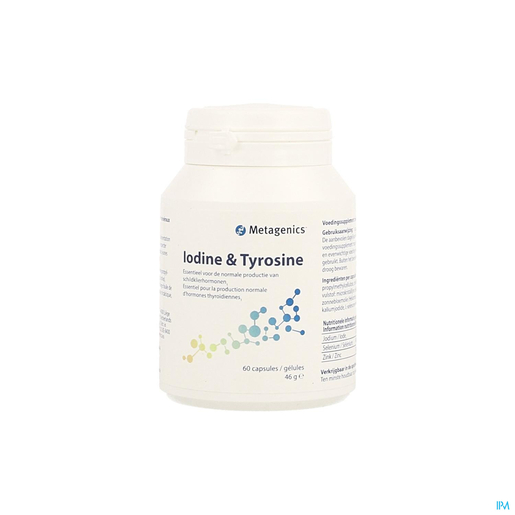 Iodine &amp; Tyrosine 60 Capsules | Fonction thyroidienne