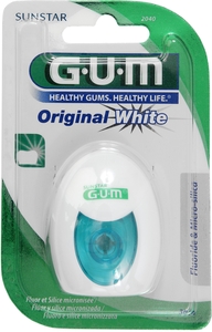 GUM Fil Dentaire Original White + Fluor 30m