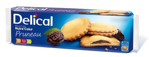 Delical Nutra Cake Pruneau 9 Biscuits x35g | Nutrition orale