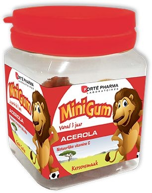 Minigum Acerola 50 Gommetjes | Natuurlijk afweersysteem - Immuniteit