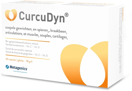 CurcuDyn 60 Gélules | Articulations - Arthrose