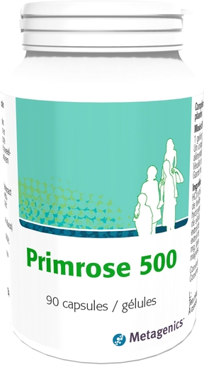Primrose 500 90 Capsules | Huid