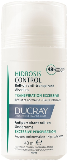 Ducray Hidrosis Control Roll-on 40ml | Antitranspiratie deodoranten