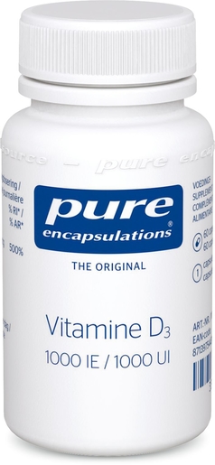 Vitamine D3 1000 UI 60 Capsules | Vitaminen D
