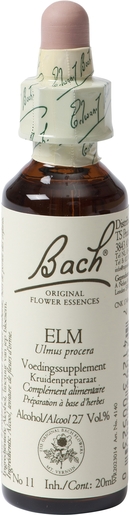 Bach Flower Remedie 11 Elm 20ml | Abattement - Désespoir