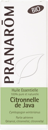 Pranarôm Citronnelle de Java Huile Essentielle Bio 10ml | Produits Bio