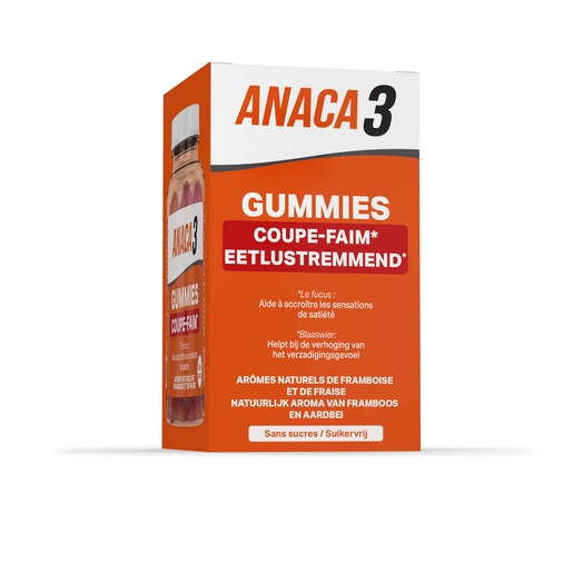 Anaca3 Eetlustremmers 60 Gummies | hongerstillers en eetlustremmers