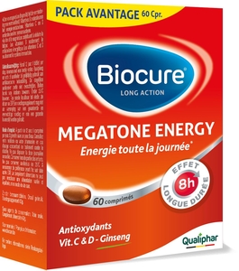 Biocure Megatone Energy Longue Action 60 Comprimés