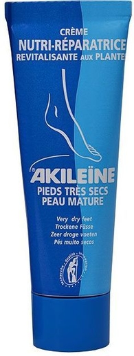 Akileine Crème Nutri Réparatrice Revitalisante Pieds Secs 50ml | Pieds secs