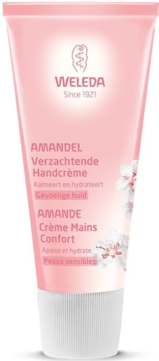 Weleda Amandel Verzachtende Handcrème 50ml | Schoonheid en hydratatie van handen