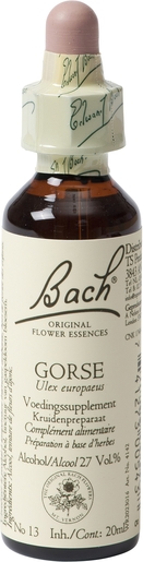 Bach Flower Remedie 13 Gorse 20ml | Abattement - Désespoir