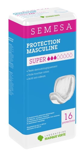 Marque Verte Semesa For Men Super 16 Anatomische Beschermingen Voor Mannen | Anatomische Inleggers