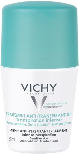Vichy Anti-transpirant Behandeling Met Kogel 7d 50ml | Antitranspiratie deodoranten