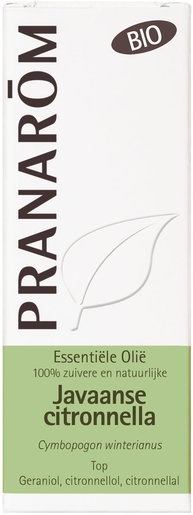 Pranarôm Javaanse Citronnella Essentiële Olië Bio 10ml | Bioproducten