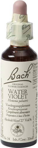 Bach Flower Remedie 34 Water Violet 20ml | Solitude