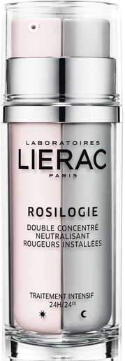 Lierac Rosilogie Double Concentré Neutralisant 2x15ml | Soins de nuit