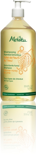 Melvita Shampoo Gezin Extra mild Honing en Linde 1 l | Shampoo