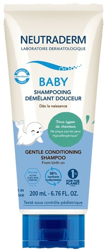 Neutraderm Baby Zacht Ontwarrende Shampoo 200 ml | Haar