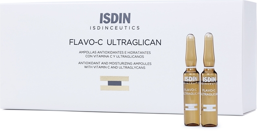 ISDIN Isdinceutics Flavo-C Ultraglican Ampullen 30 x 0,2ml | Antirimpel