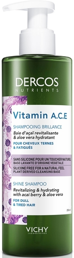 Vichy Dercos Nutrients Shampooing Vitamin A.C.E 250ml | Shampooings
