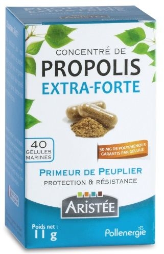 Aristée Propolis Extra Forte Peuplier 40 Capsules | Défenses naturelles - Immunité
