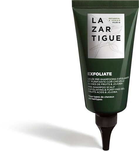 Lazartigue Exfoliate Gelée Pré-Shampooing Exfoliante et Purifiante 75ml | Soins nutritifs et regénérants