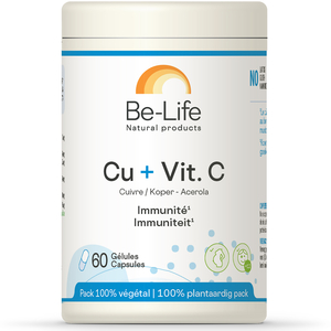 Be Life Cu + Vit. C 60 Gélules