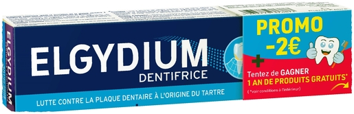 Elgydium Antiplaque Tandpasta 75 ml Promo - € 2 | Mond - Tandpasta's