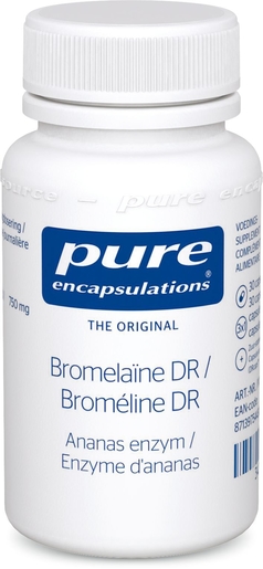 Bromeline DR Ananas Enzym 30 Capsules | Bloedsomloop