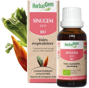 HerbalGem Sinugem GC15 Voies Respiratoires 10ml