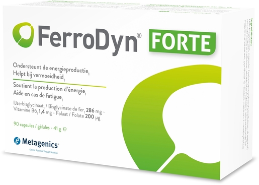 FerroDyn Forte 90 Capsules | Conditie - Energie