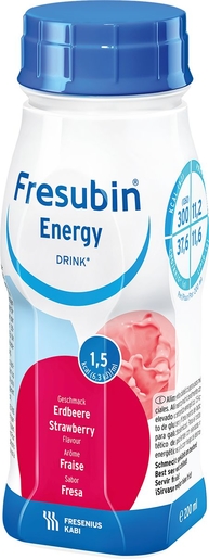 Fresubin Energy Drink Fraise 4x200ml | Nutrition orale