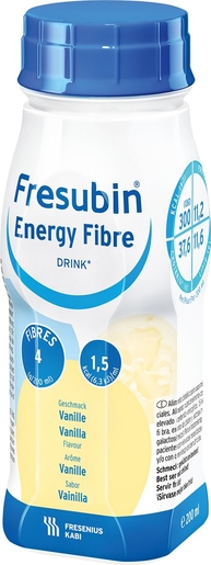 Fresubin Energy Fibre Drink Vanille 4x200ml | Nutrition orale
