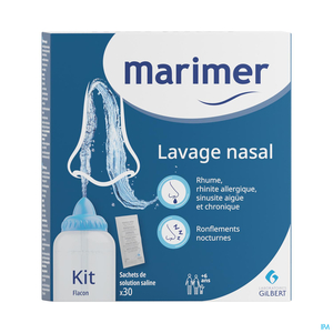 Marimer Kit Lavage Nasal Irrigation Flacon + 30 Sachets