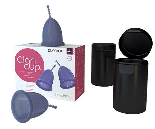 Claricup Menstruatiecup Maat 2 Duo Pack | Tampons - Inlegkruisjes