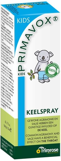 Primavox Kids Keelspray 10ml | Keelpijn - Hoest