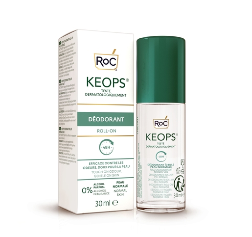 RoC Keops Déodorant Roll-On 30ml | Hygiène