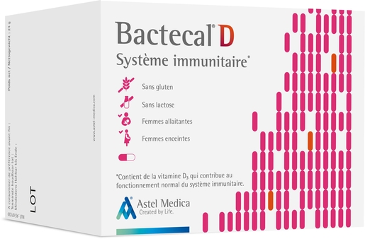 Bactecal D Système Immunitaire 10 Capsules | Calcium - Vitamines D