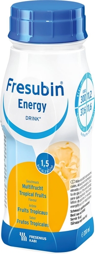 Fresubin Energy Drink Fruits Tropicaux 4x200ml | Nutrition orale