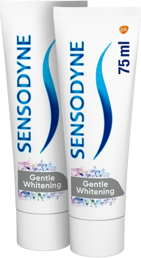 Sensodyne Gentle Whitening Duo 2x75ml | Hygiène bucco-dentaire