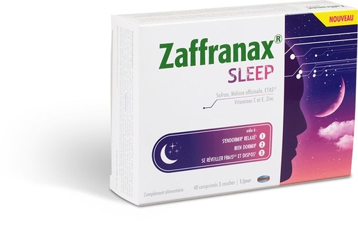 Zaffranax Sleep 40 Comprimés | Sommeil