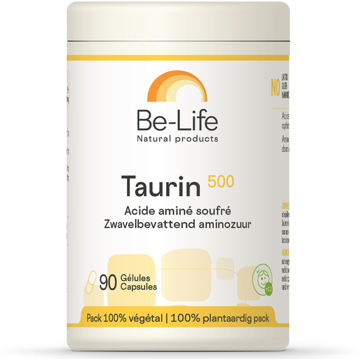 Be-Life Taurin 500 90 Capsules | Aminozuren